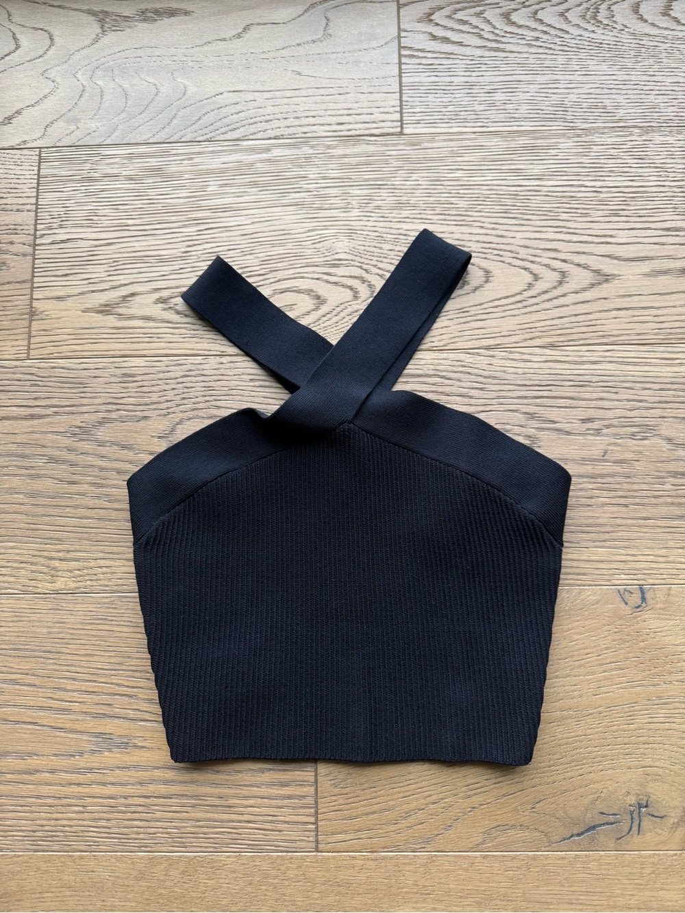 Aritzia Babaton Sculpt Knit Top in Black